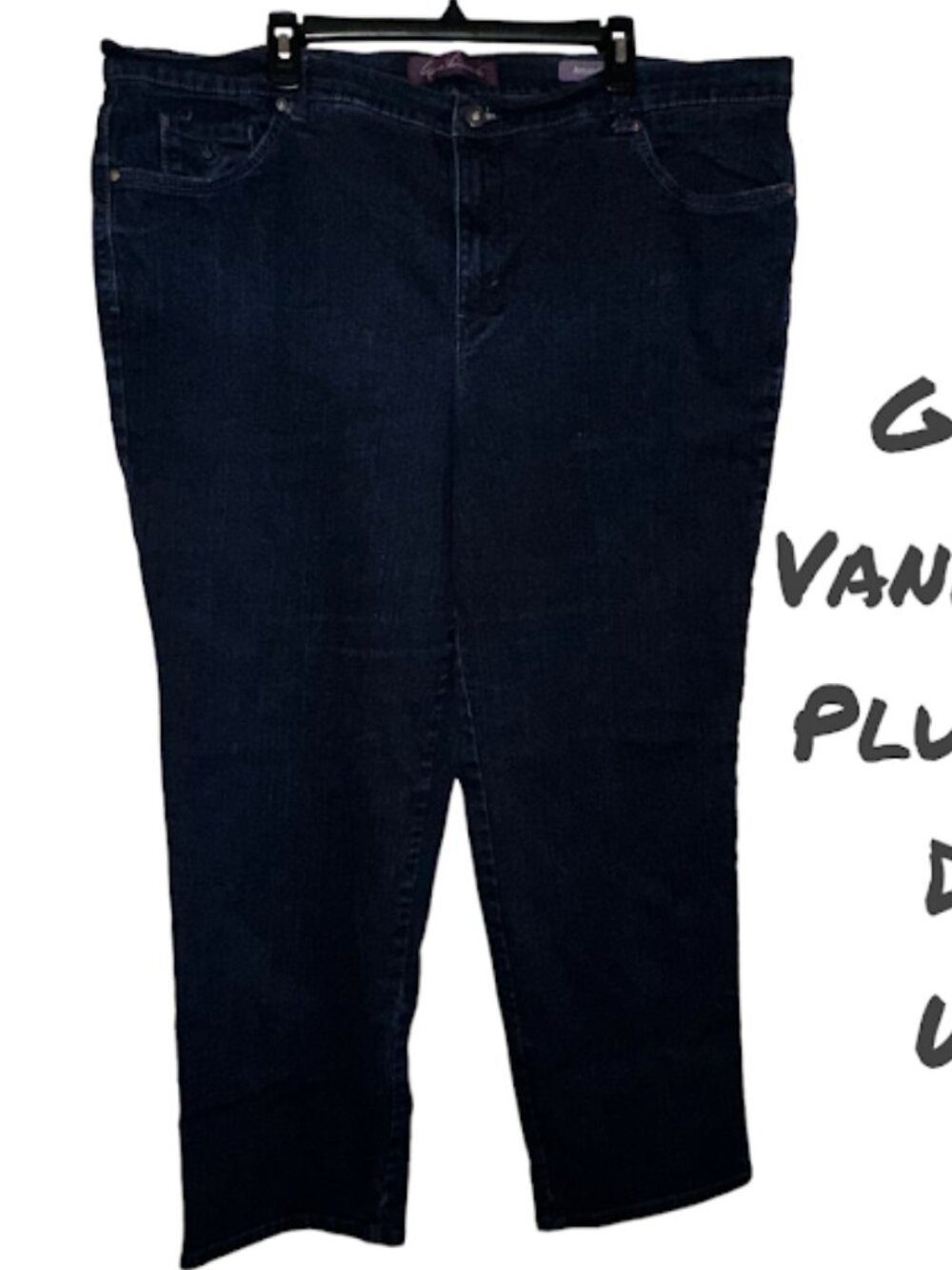 {Plus Size} Gloria Vanderbilt Dark Wash Jeans~Size 22W~Straight Leg (C4)